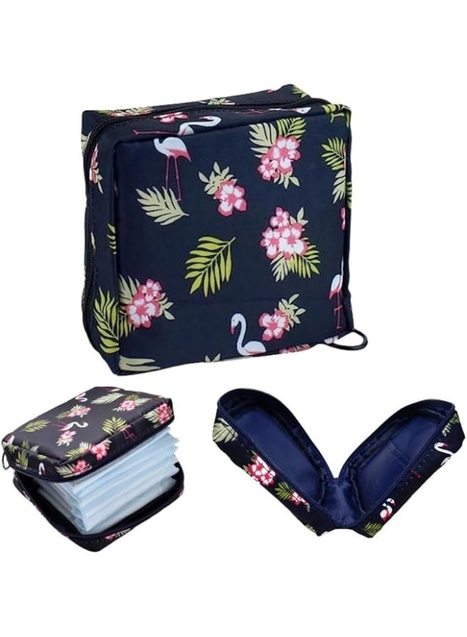 حقيبة دورة شهرية للفتيات والمراهقات – حقيبة صغيرة أنيقة وعصرية وخفيفة الوزن ومنظمة للمستلزمات الصحية النسائية مثل الفوط الصحية، السدادات القطنية، المناديل المبللة، قابلة للحمل في المدرسة، السفر، العمل، مقاومة للماء، مزودة بسحاب متين، تصميم عصري وجذاب للبنات والمراهقات، حقيبة فترة شهرية سرية ومريحة، حقيبة متعددة الاستخدامات للتخزين الشخصي، المناديل الصحية، المكياج، الإكسسوارات، الأدوية، حقيبة صغيرة للحقيبة، حقيبة ظهر، خزانات المدرسة، حقيبة نسائية عملية وعصرية، مثالية للهدايا، مجموعة أول دورة شهرية، محمية من البلل والتسرب - Image 2